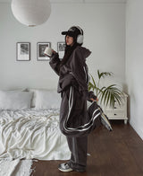 (UNISEX) ドスフリースストリングフード