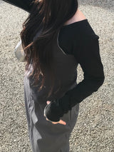 Nuer boat-neck T 