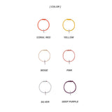フィッシュリング1 / FISH RING 1 (6color)