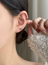 [5 set] red winter christmas piercing set