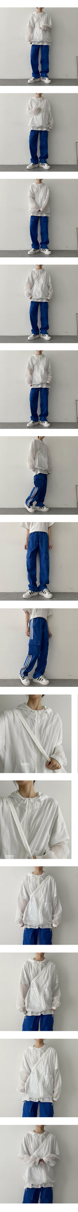 ワットサマーツーウェイフードウィンドブレーカージャンパー / Wat Summer Two-Way Hooded Windbreaker Jumper