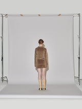 ベルベットシャーリングワンピース / VELVET SHIRRING ONE-PIECE