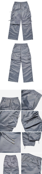 [24SS] サイドパッカリングポケットパンツ GREY