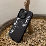 マイカラーケース / My Color Case (Black Slim Hard)