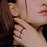 リブロ リング / Libro Ring (black silver)