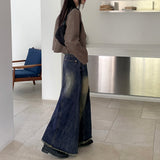 Prua Washing Denim Long Skirt