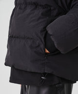 STRING SHORT ECO DOWN JACKET (BLACK)