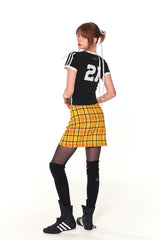 ORIGINAL MINI CHECK SKIRT (YELLOW)