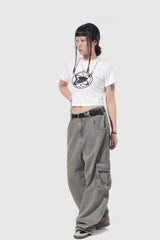 シグネチャークロップTシャツ / [MADE] Signature Crop T [2color]