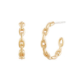 GOLD LINK HOOP (6597727813750)