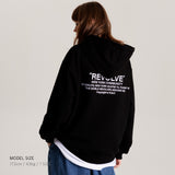 オーバーサイズパーカー / Over-sized Lettering Hoodie (4595382288502)