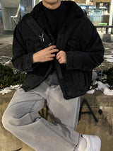 LMN オーバーサイズフィットウールデニムジャケット / LMN Oversized Fit Wool Denim Jacket (2 colors)
