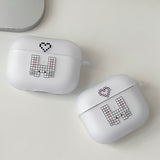 ブラック - スクエア ラビット AirPods ケース_マット