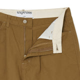 ワンタックツイルコットンパンツ / Express Holiday One-tuck Twill Cotton Pants_Brown