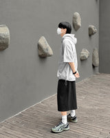 テンセルフードシャツ / Tencel Hooded shirt