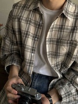 ASCLO Smart Spring Check Shirt (3color)