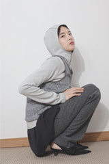 BALACLAVA knit zip up ver.2_ grey