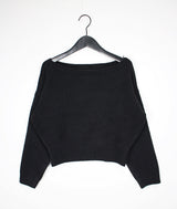 ソフトリップラインニット / Soft lip line knit (5color)