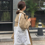 レタリングエコバッグ/Lettering eco bag