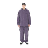 コーデュロイカーゴワイドパンツ (PURPLE)