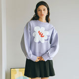 FLOWER PRINT SWEATSHIRT_L/PURPLE (EEOO1RLR01W) (6541194854518)