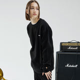 オーバーフィットスウェットシャツ/OVERFIT SWEAT SHIRT-BLACK