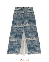 (L/S Collection) Annual Ring Lace Skirt