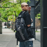 LOGO PRINT MULTI-POCKET BACKPACK