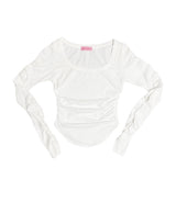 PNFメイド モモシャーリングトップ / PNF made MOMO Shirring top