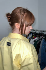 HALF COTTON OVERFIT SHIRTS (YELLOW)