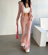 Bobby Broach SET Corset Sweat Suit Set