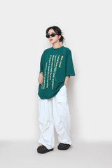 ウィッシュレタリングオーバー半袖Tシャツ / Wish Lettering Over Short Sleeve T-shirt