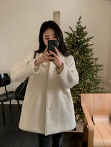 [SHOPPERMADE] ウールブークレハーフコート
