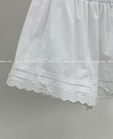Ribbon lace boxer brief trunk short pants
