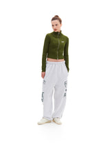 DOODLE SWEAT PANTS (LIGHT GRAY)