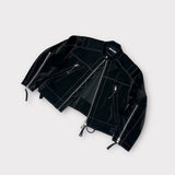 ASCLO Stitch Glossy Biker Jacket (3color)