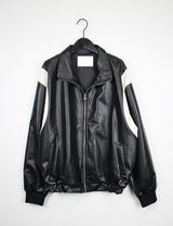カラー マッチング レザージャケット / color matching leather jacket