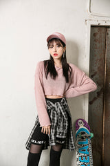 ルーズシースルークロップTシャツ / TOP(5410) Loose See-Through Crop Tee
