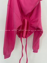 Valen Napping Backless Hoodie