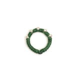 [CCNMADE] PARAFFIN 5 Silver Ring (Green) (6699471929462)