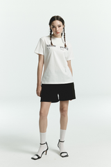 ミャオウパンチウーメンフィットTシャツ / [IBB22WT01WH] MEOW PUNCH WOMEN FIT T-SHIRTS