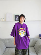 スマイルキャットショートスリーブTシャツ / VENTIQUE Smile Cat Short Sleeve T-shirt 3color