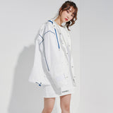 ブルーラインフーディージップアップ/Blue Line Hoodie Zip-Up Jacket