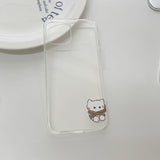 White - Rope Somecat Couple Phone Case