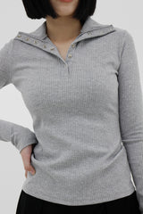 Golgi ボタンポーラーTシャツ/Golgi Button Polar T-Shirt (5color)