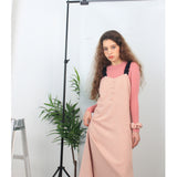 Aria dot dress (pink) (6657242988662)
