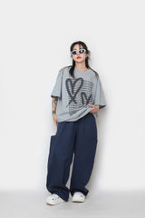 ブラッシュハートショートスリーブTシャツ / Brush Heart Short Sleeve T-shirt