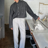 Perfect Box Fit Pocket Denim Shirt (3color)