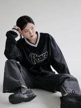 ピースナイロンスウェットシャツ / Piece Nylon Sweatshirt