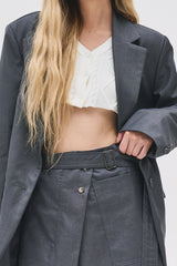 トミーオーバーサイズフィットブレザージャケット/Tommy Oversized Fit Blazer jk (2 colors)